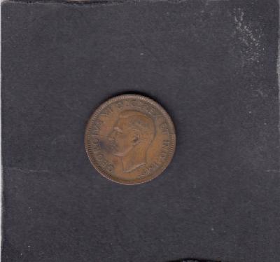 Beschrijving: 1 Cent GEORGIUS VI